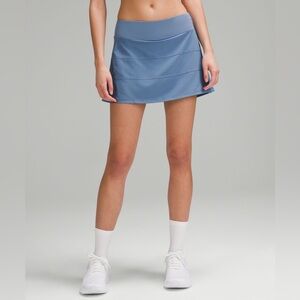 Lululemon Pace Rival Mid Rise Skirt Long size 4 Oasis Blue OASB